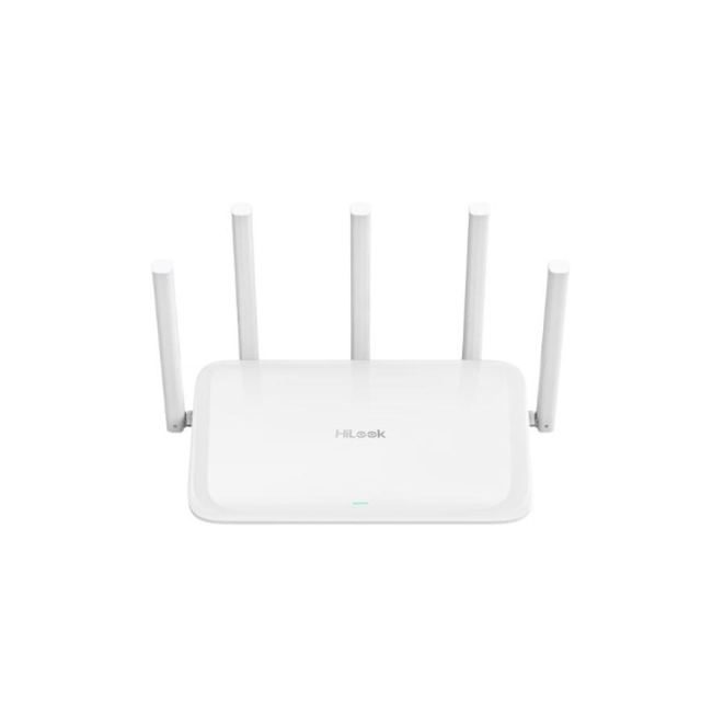Router wireless Gigabit WiFi 6 dual band Hikvision HiLook WR-AX18, 3x porturi LAN, 1x port WAN, 2.4 - 5 GHz, 1800 Mbps, MU-MIMO, OFDMA