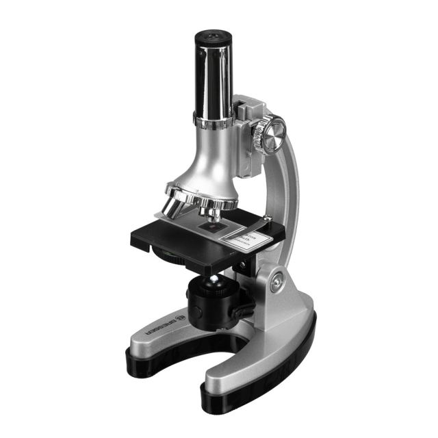 Microscop optic  Bresser Junior Biotar DLX 300-1200X + geanta pentru transport