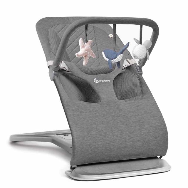 Bara de activitati Ocean Wonders pentru balansoar 3 in 1 Evolve Charcoal Grey
