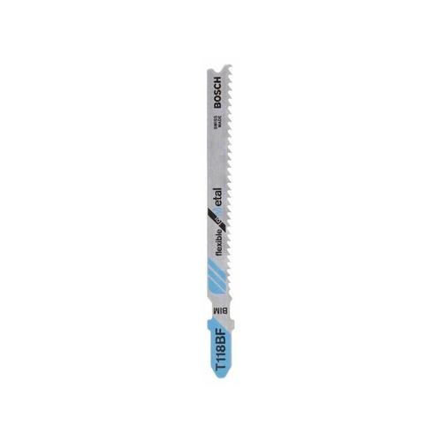 Set 5 panze ferastrau vertical T 118 BF Flexible for Metal, 92mm Bosch