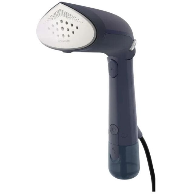 Philips Aparat de calcat vertical portabil Philips STH7020/20 Seria 7000, 1500W, debit de abur 28 g/min, Rezervor de apa detasabil de 100 ml, Talpa OptimalTEMP, 30sec. Incalzire, Cap reglabil, 2 nivele de abur, Greutate 870 g, Husa, Negru-Azur