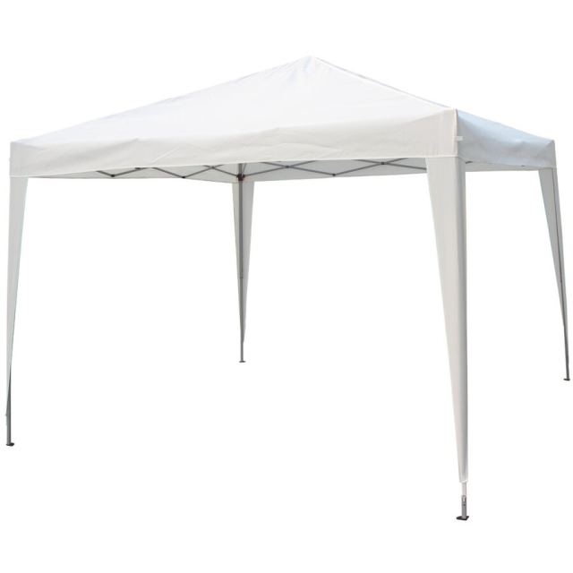Naterial Pavilion gradina, otel/poliester, 295 x 295 cm, H 255 cm, Alb