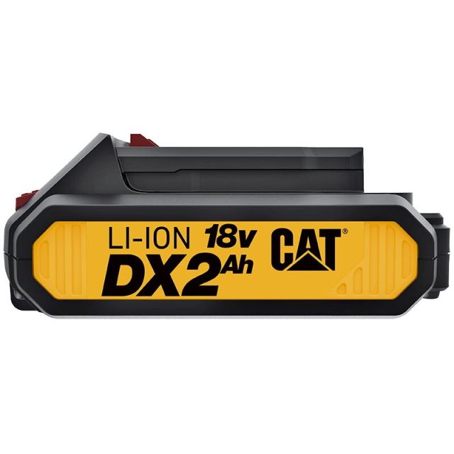 CAT Acumulator CAT DXB2, 18V, 2ah, Li-Ion-compatibil cu sculele de mana CAT, Negru-Galben