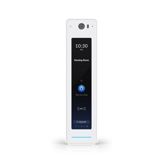 Cititor de proximitate cu tochscreen Ubiquiti UA-G2-PRO, camera HD, metoda acces PIN/deblocare faciala/aplicatie mobila/card NFC, 13.56 Mhz MF, microfon si difuzor, PoE