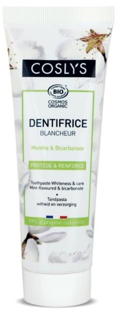 Pasta de dinti Bio albire si ingrijire, cu menta si bicarbonat Coslys 100g