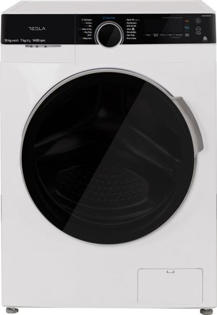 Masina de spalat rufe cu uscator Tesla WW107591M, 10/7kg, Motor BLDC Inverter, Smart delay, LED (Alb)