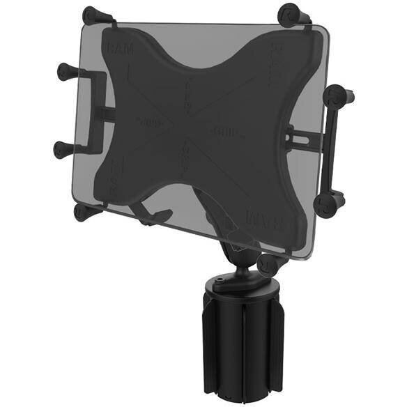 RAM&nbsp;MOUNTS RAM® X-Grip® cu suport de pahar RAM-A-CAN™ II pentru tablete 9-11