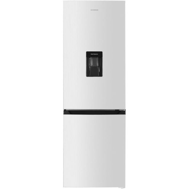 HEINNER Combina frigorifica Heinner HCNF-HM291INVWDE++, 291 l, Clasa E, No frost, Compresor inverter, Dozator de apa, Control electronic cu termostat ajustabil, Lumina LED, 3 rafturi din sticla frigider, 3 sertare congelator, H 185 cm,  Alb