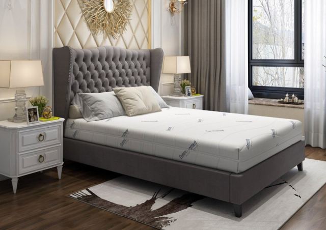 Saltea din spuma poliuretanica Somnomed Antiacaria 180 x 200 x 20 cm cu husa detasabila