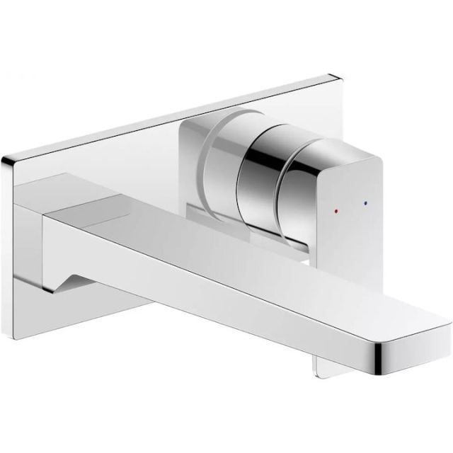 Duravit Baterie lavoar Duravit MH1070004010, Manhattan single lever basin mixer concealed installation, incastrat, montare pe perete, monocomanda, proiectie 189mm, necesita corp instalare GK1900004000, crom
