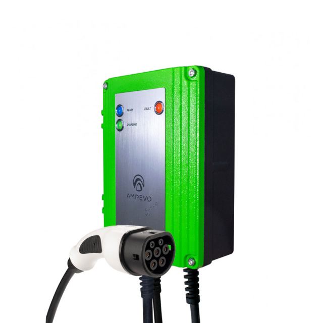 Statie fixa incarcare masini electrice EV-MAG GS107T2GC-CP-S, 7 kW, Type 2, bluetooth, monofazat, comutator de putere
