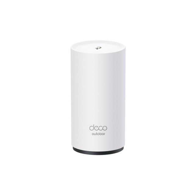 Sistem Mesh dual band exterior TP-Link Deco BE25-Outdoor, 2.5Gbps, 3600 Mbps, WiFi 7, 2.4 - 5 GHz, PoE, 1 bucata