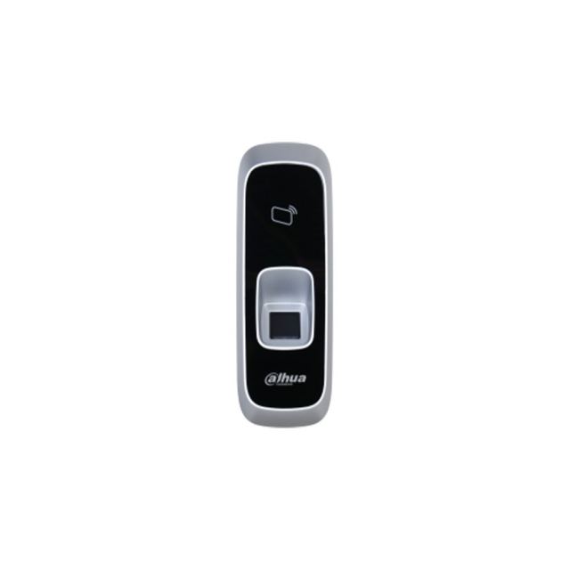 Cititor biometric de interior Dahua ASR1102A(V3), amprenta si card Mifare, 13.56 MHz, 3000 amprente, RS-485, Wiegand, montaj aplicat