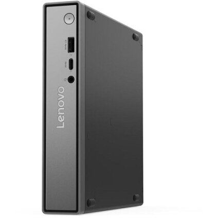 Lenovo Sistem desktop, Mini PC Lenovo ThinkCentre Neo 50q Gen 6, Procesor Intel Core Ultra 7 256V, RAM 16GB, SSD 1TB, Intel Arc Graphics 140V, Windows 11 Pro, Negru