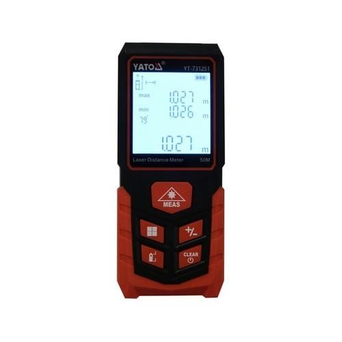Telemetru Yato YT-731251, 50m, masurare continua, memorie 99 rezultate, etui