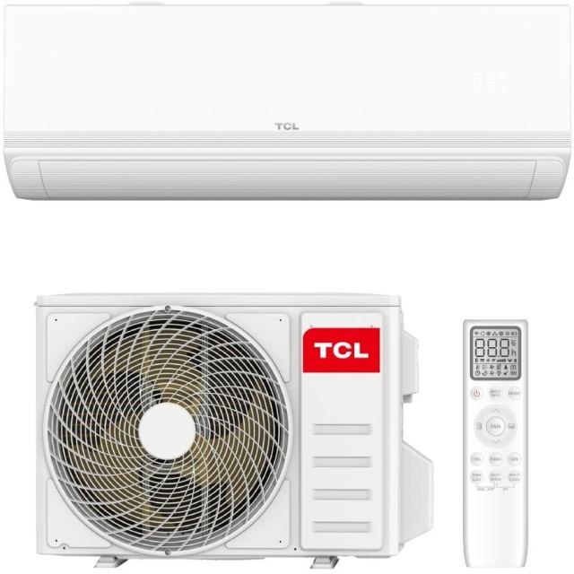 TCL Aparat de aer conditionat TCL BreezeIN Ultra 12000 BTU, A+++, AI Energy Saving, Purificare Ioni Bipolari, WiFi, Optimizat Incalzire, cu kit instalare, Alb