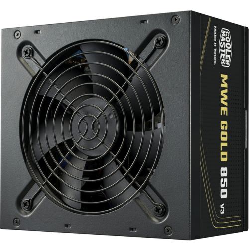 COOLER&nbsp;MASTER Sursa Cooler Master MWE Gold 850 V3, 850 W, ATX 3.1, Non Modular, 80 Plus Gold, Negru