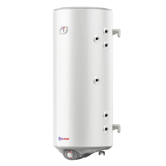Boiler termoelectric cu 2 serpentine in paralel, Eldom GREEN LINE WVF12046FS21R, 120 Litri, 3 Kw, serpentine pe partea dreapta