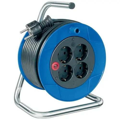 Prelungitor rola tip tambur cu priza multipla, 4 posturi, 15m, Brennenstuhl, Interior
