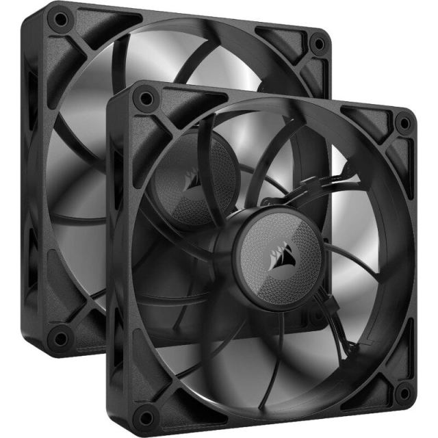 CORSAIR Ventilatoare Carcasa CORSAIR iCUE LINK RX140 MAX, 2x140mm, Negru