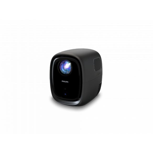 Philips Videoproiector Philips NeoPix 130C Smart, HD 1280x720, 130 ANSI lumen, Wi-Fi, HDMI, USB, Difuzoare 2x 5W, Negru