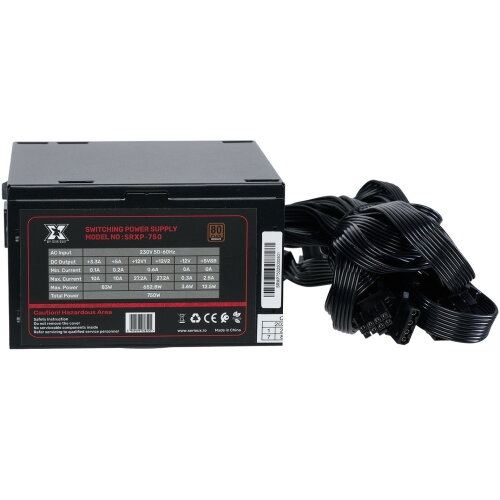 Serioux Sursa alimentare Serioux Energy SRXP-750, 750 W, 80 Plus Bronze, Negru