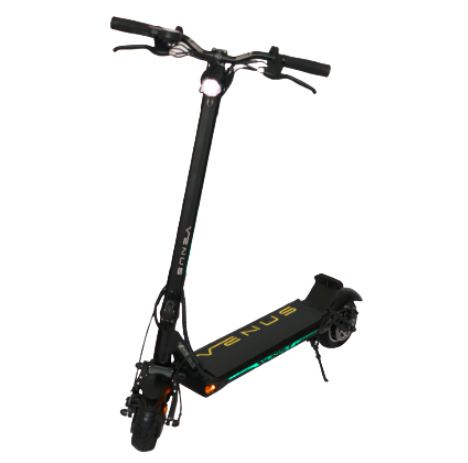 Trotineta electrica VENUS DUAL, Viteza 50 Km/h, Autonomie 45-55 Km, Motor 2200W, suspensie cu elastomeri, Roti 8.5inch (Negru)