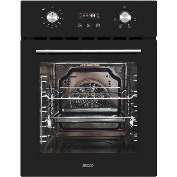 MPM Cuptor electric incorporabil, MPM 45-BO-22, 2000 W, 50L, 6 moduri de gatire, gratar, multifunctional, incorporat, (A), Negru