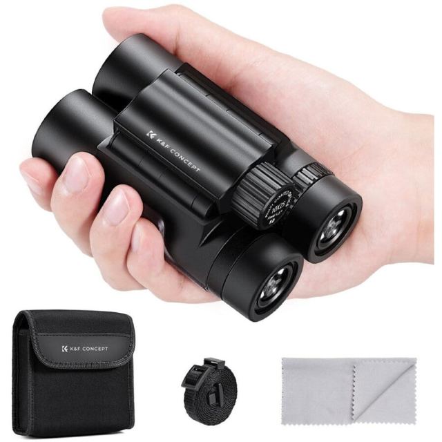 K&F&nbsp;Concept Binoclu Telescop Waterproof K&F Concept, 10x25,  KF33.070, Negru