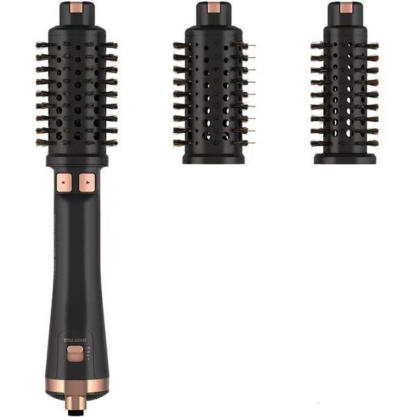 Rowenta Perie rotativa ROWENTA Ultimate Experience Virtuose CF9625F0, 750W, 3 viteze, 2 trepte temperatura, Negru-Bronz
