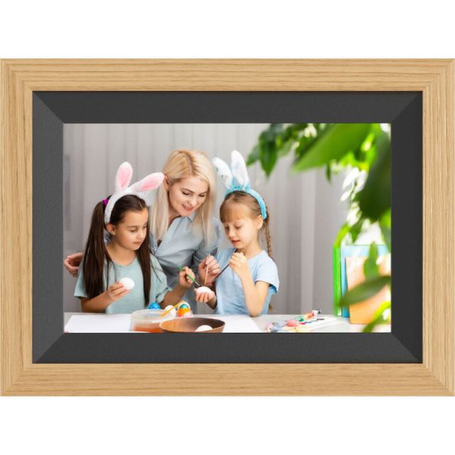 BRAUN Rama foto Braun DigiFrame 10B WiFi Beech,10.1inch, 16:10, LED, Negru-Fag