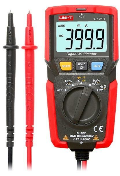 Multimetru digital UNI-T UT125C (Rosu)