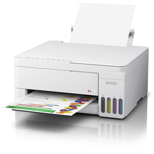Epson Imprimanta multifunctionala Epson EcoTank L3356W (C11CL62412), inkjet EcoTank 103, Wi‑Fi/Wi‑Fi Direct, USB, A4, 5760×1440 dpi, 33 pag./min, alb