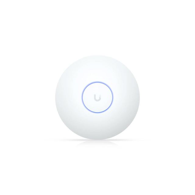 Access Point WiFi 7 dual-band Ubiquiti UniFi U7-LR, 2.5 GbE, 2.4-5 GHz, PoE, MU-MIMO, montaj tavan/perete