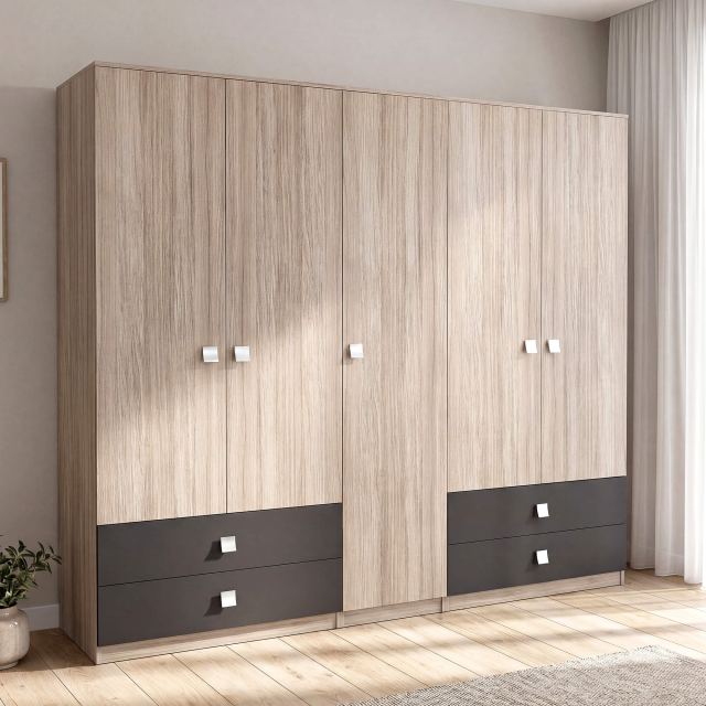 Dressing LINEA 5 Usi, 4 Sertare