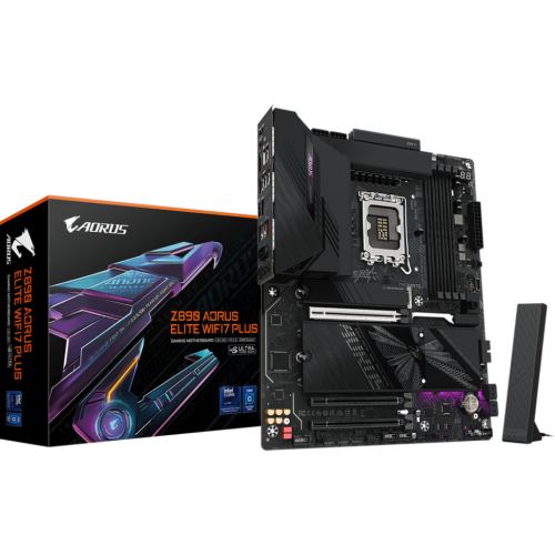 Gigabyte Placa de baza Gigabyte Z890 AORUS ELITE WIFI7 Plus, Intel Z890, Socket 1851, ATX