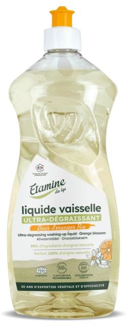 Detergent Bio ultra degresant pentru vase Etamine parfum flori de portocal 1 litru