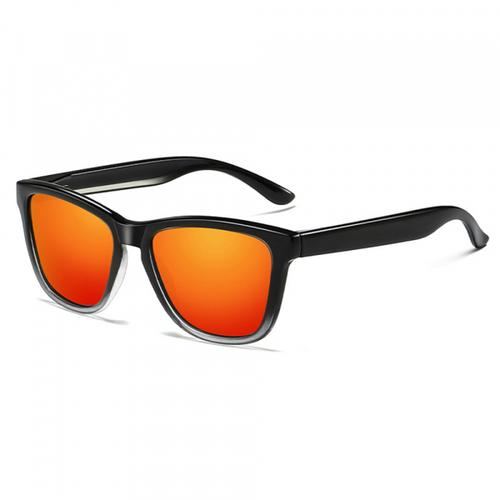 Ochelari De Soare Barbati Techsuit 0717, Polarizati, Protectie UV (Negru/Rosu)