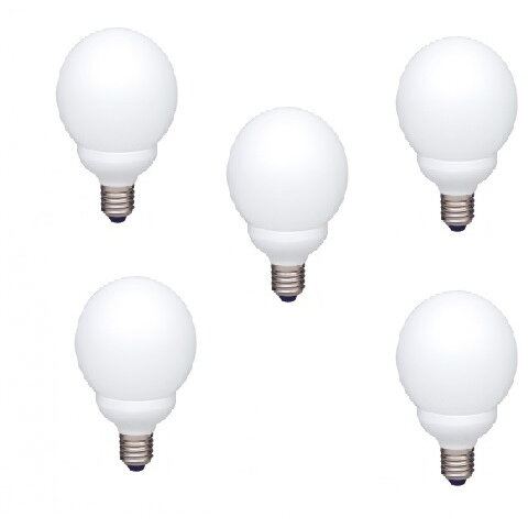 Panasonic Bec economic Panasonic EFG18E65HD-5, putere lampa 18W, echivalent pentru incandescenta 80W, pachet 5 becuri