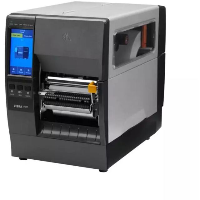 ZEBRA Imprimanta de etichete Zebra ZT231, DT, 300DPI, USB, Serial, Ethernet, display, peeler, Negru-Gri
