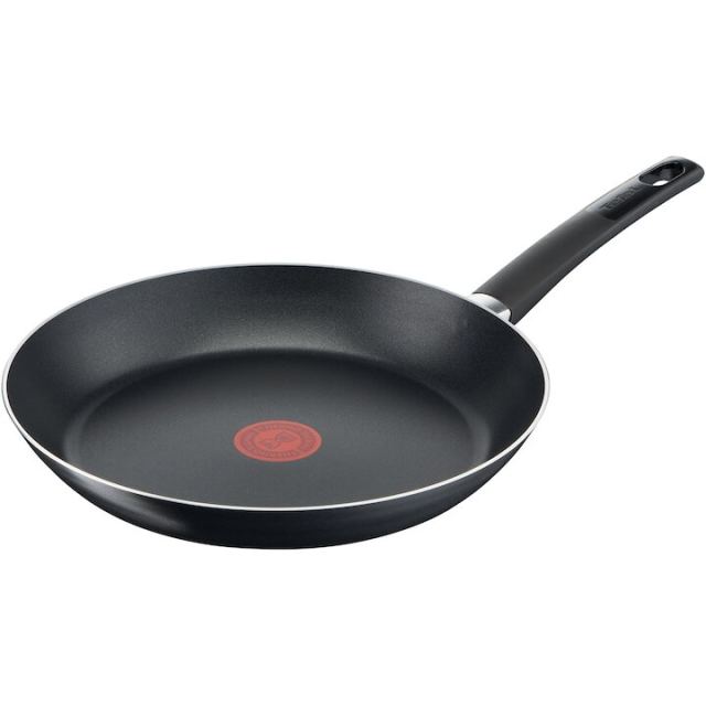 Tefal Tigaie Tefal Simplicity+, invelis antiaderent, indicator Thermo-Signal, maner ergonomic, 28 cm, negru