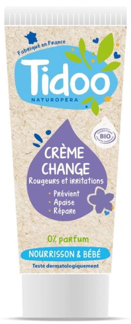 Crema Bio reparatoare si protectoare zona scutec, cu extract de galbenele Tidoo 75g