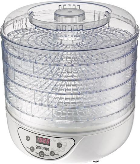 Deshidrator de alimente Gorenje FDK 24 DW, 240 W, 5 tavite (Alb)