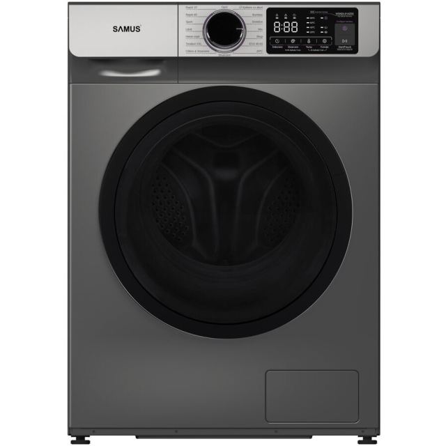 Samus Masina de spalat rufe Samus WSADI-9142DS, 9 Kg, 1400rpm, Clasa A, Gri