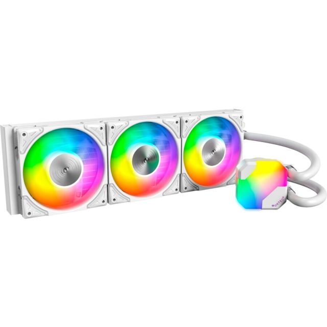 MONTECH Cooler procesor Montech HyperFlow ARGB 360, Lichid, Alb