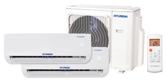 Pachet 2 camere, Aer conditionat multi-split Hyundai M, 9000 + 18000 BTU, Inverter, kit Wi-Fi inclus, HSAFAU-09HRDN + HSAFCU-18HRFN + H3OE-21HFN8-Q