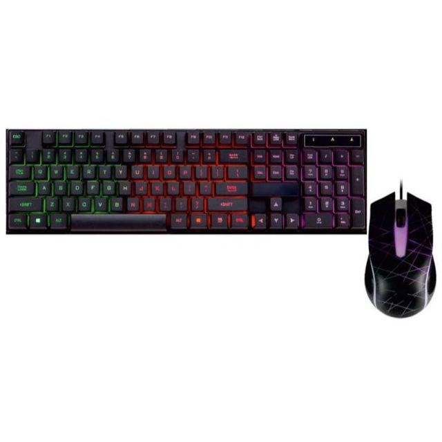 ART Tastatura si Mouse Kit, Art AK-50, 104 taste, USB, Negru