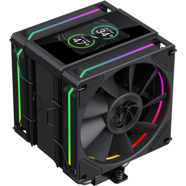 Gamemax Cooler CPU Gamemax, LCD 2.8 inch, ARGB, TDP 245W