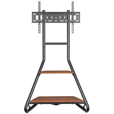 MACLEAN Stand TV Maclean MC-455, de podea, reglabil, compatibil 37-75 inch, greutate suportata 40 kg, Negru