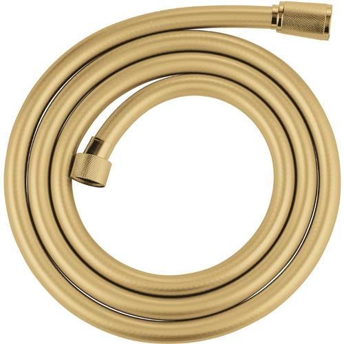 Furtun Grohe Silverflex 28388GL1, universal, 1.75 m, 5 bari, anti-indoire, anti-zgarieturi, prindere cromata, lucios, Auriu